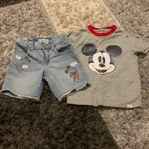 Baby gap shorts and shirt set